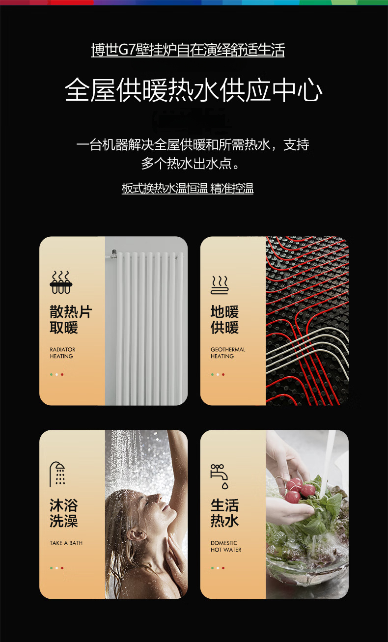博世G7镜面版壁挂炉