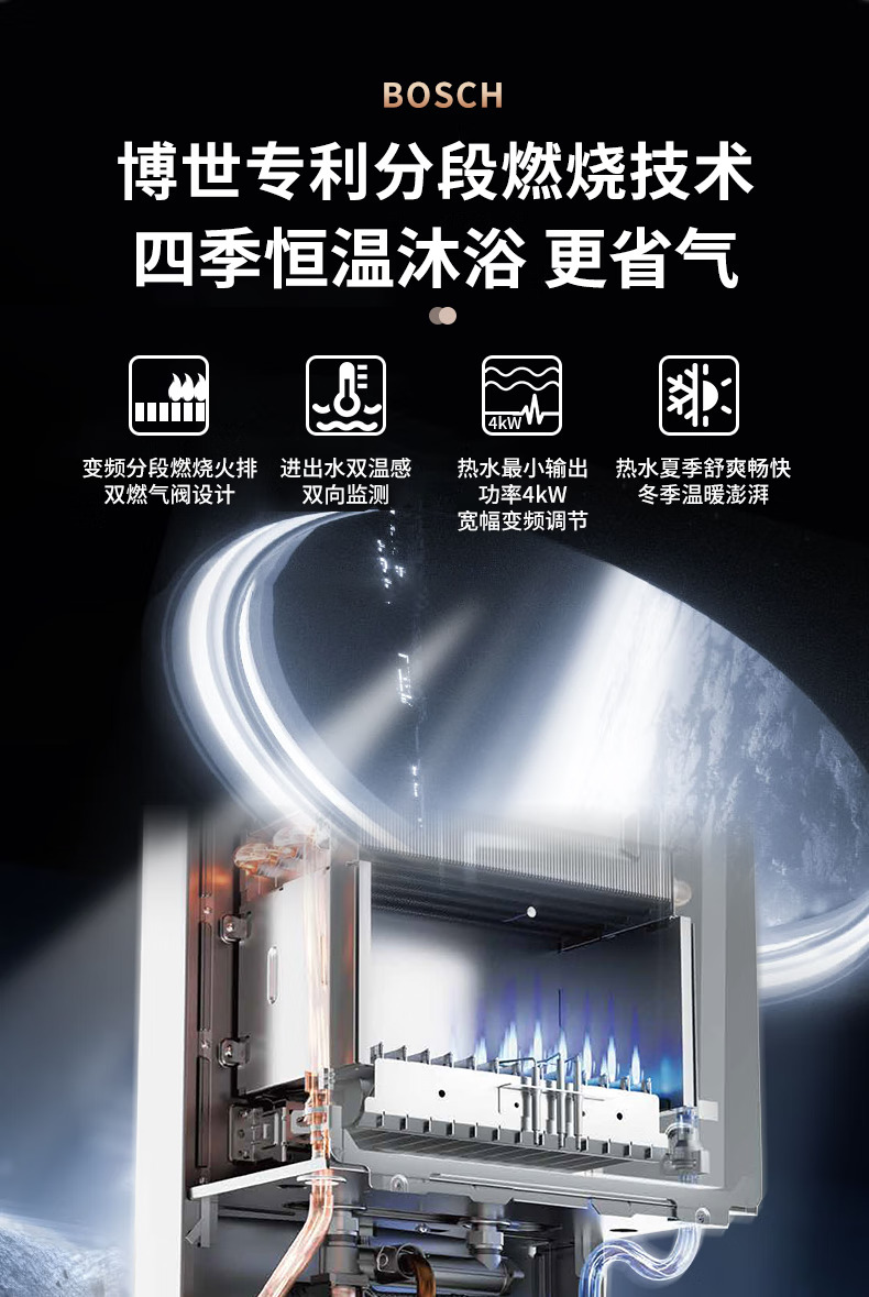 博世G7350iW分段燃烧24千瓦壁挂炉