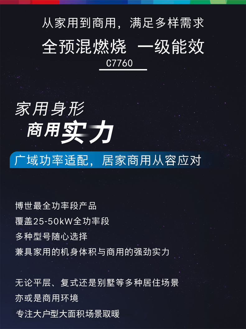 博世C7760进口40kw采暖热水壁挂炉