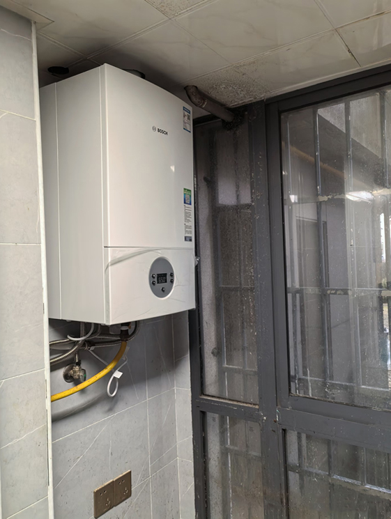 朝阳区住欣家园博世G6追光版壁挂炉安装案例